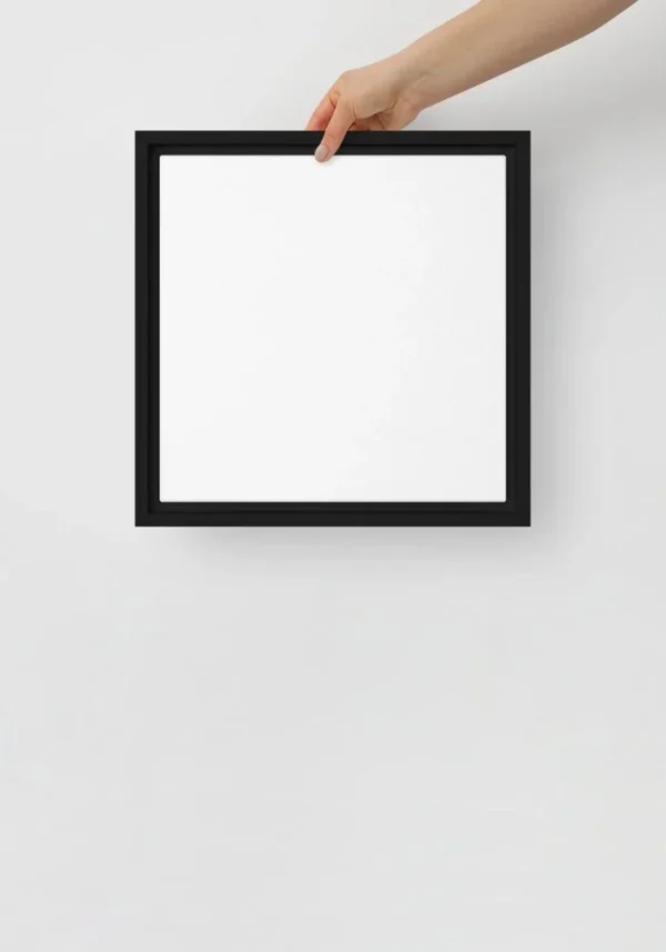 Personalized 3D Mini Character Framed Canvas 12"x12" – Square - Image 5